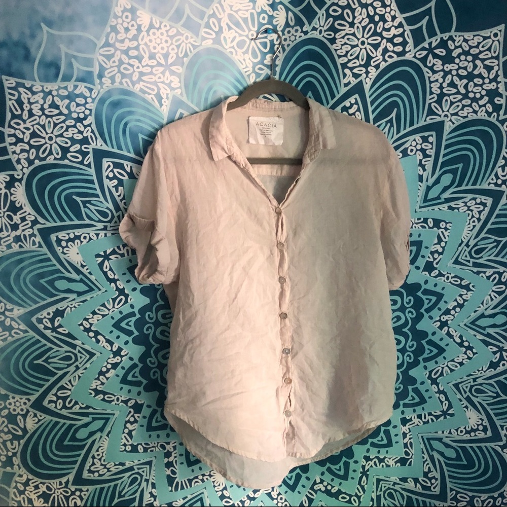 SOLD 💐 • ACACIA • Kipu Top in Bone